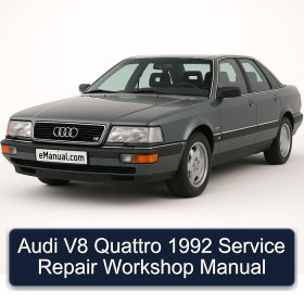 Audi V8 Quattro 1992 Service Repair Workshop Manual