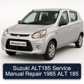 Suzuki ALT185 Service Manual Repair 1985 ALT 185