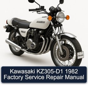 Kawasaki KZ305-D1 1982 Factory Service Repair Manual