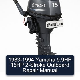 1983-1994 Yamaha 9.9HP 15HP 2-Stroke Outboard Repair Manual