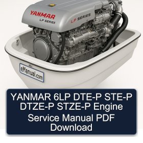 YANMAR 6LP DTE-P STE-P DTZE-P STZE-P Engine Service Manual PDF Download