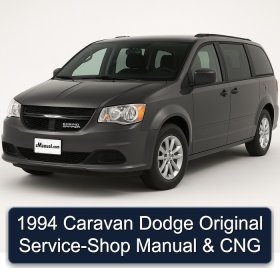 1994 Caravan Dodge Original Service-Shop Manual & CNG