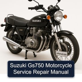 Suzuki Gs750 Motorcycle Service Repair Manual