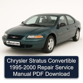 Chrysler Stratus Convertible 1995-2000 Repair Service Manual PDF Download