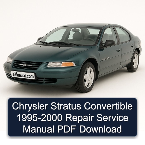 Chrysler Stratus Convertible 1995-2000 Repair Service Manual PDF Download