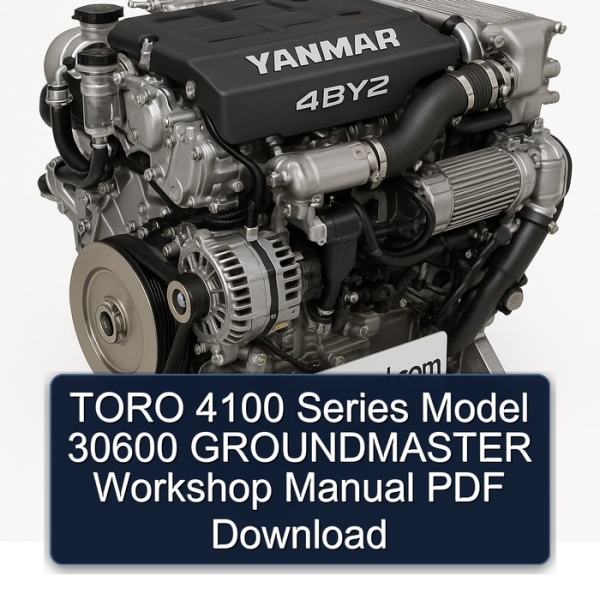 TORO 4100 Series Model 30600 GROUNDMASTER Workshop Manual PDF Download