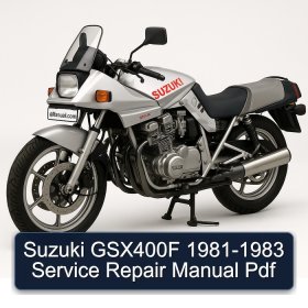 Suzuki GSX400F 1981-1983 Service Repair Manual Pdf
