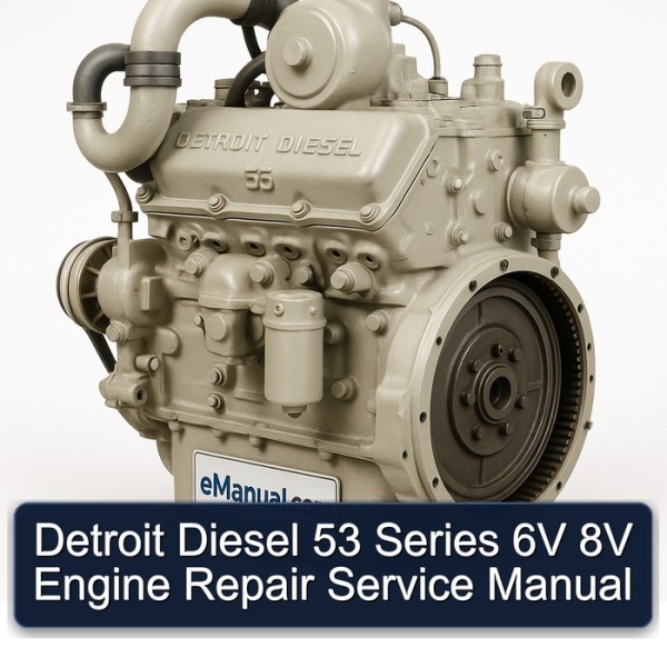 Detroit Diesel 53 Series 6V 8V Engine Repair Service Manual