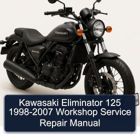 Kawasaki Eliminator 125 1998-2007 Workshop Service Repair Manual
