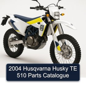 2004 Husqvarna Husky TE 510 Parts Catalogue