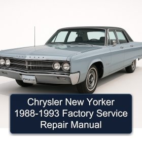 Chrysler New Yorker 1988-1993 Factory Service Repair Manual