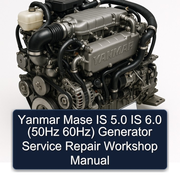 Yanmar Mase IS 5.0 IS 6.0 (50Hz 60Hz) Generator Service Repair Workshop Manual