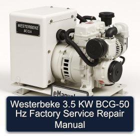 Westerbeke 3.5 KW BCG-50 Hz Factory Service Repair Manual
