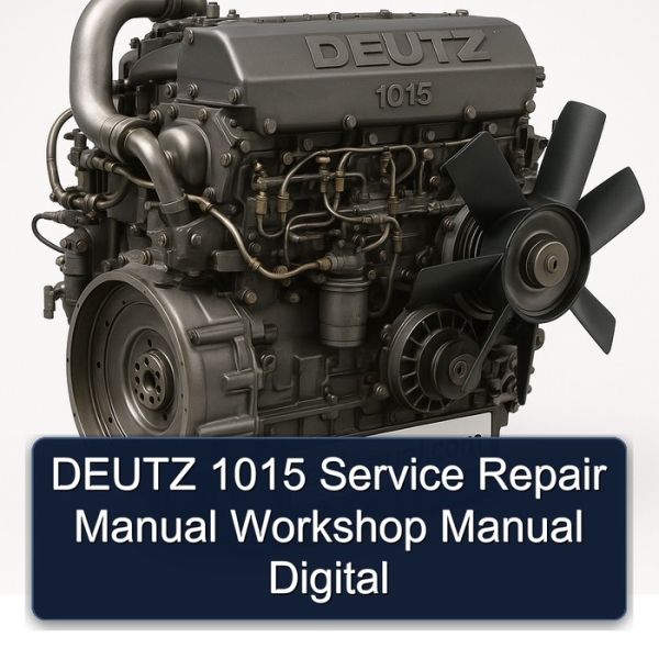 DEUTZ 1015 Service Repair Manual Workshop Manual Digital