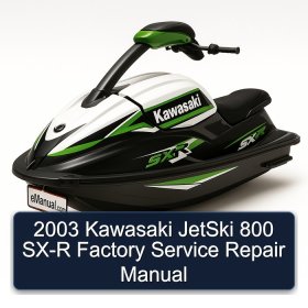 2003 Kawasaki JetSki 800 SX-R Factory Service Repair Manual