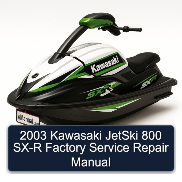 2003 Kawasaki JetSki 800 SX-R Factory Service Repair Manual