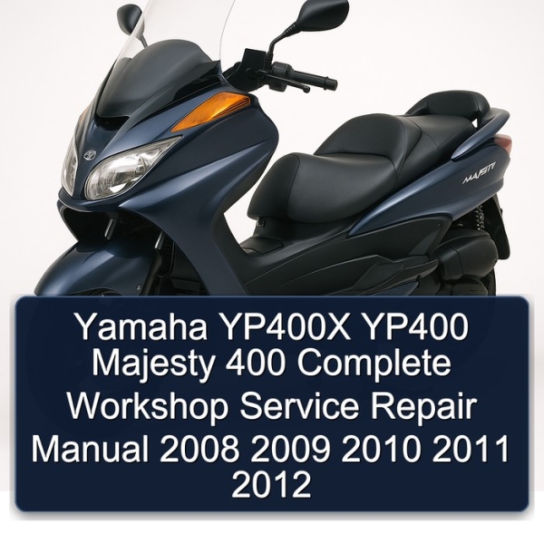 Yamaha YP400X YP400 Majesty 400 Complete Workshop Service Repair Manual 2008 2009 2010 2011 2012