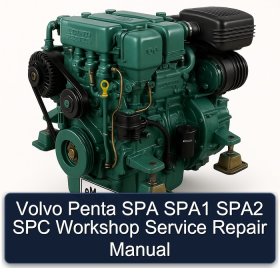 Volvo Penta SPA SPA1 SPA2 SPC Workshop Service Repair Manual