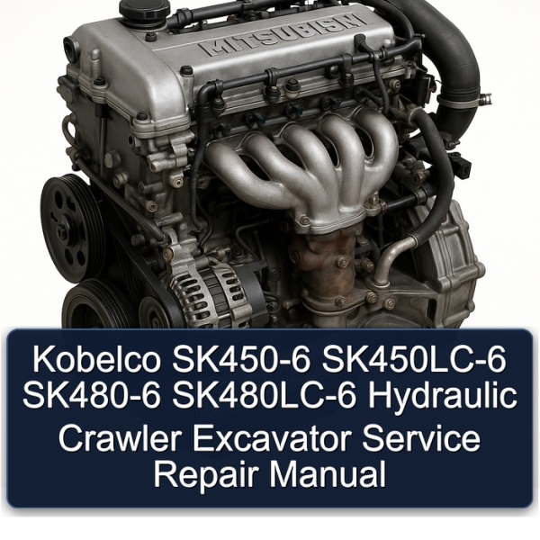 Kobelco SK450-6 SK450LC-6 SK480-6 SK480LC-6 Hydraulic Crawler Excavator Service Repair Manual
