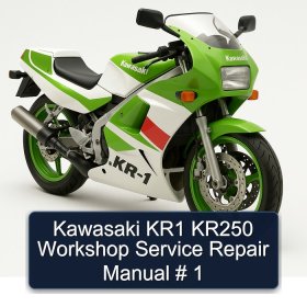 Kawasaki KR1 KR250 Workshop Service Repair Manual # 1