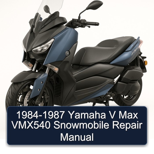 1984-1987 Yamaha V Max VMX540 Snowmobile Repair Manual
