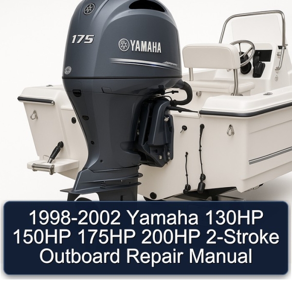 1998-2002 Yamaha 130HP 150HP 175HP 200HP 2-Stroke Outboard Repair Manual
