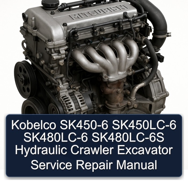 Kobelco SK450-6 SK450LC-6 SK480LC-6 SK480LC-6S Hydraulic Crawler Excavator Service Repair Manual