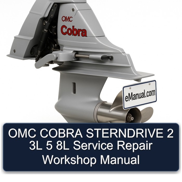 OMC COBRA STERNDRIVE 2 3L 5 8L Service Repair Workshop Manual