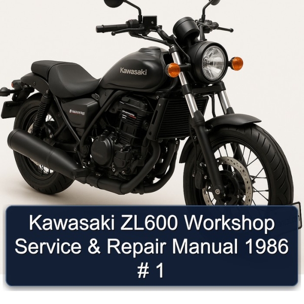 Kawasaki ZL600 Workshop Service & Repair Manual 1986 # 1