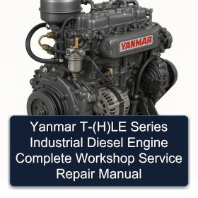 Yanmar T-(H)LE Series Industrial Diesel Engine Complete Workshop Service Repair Manual