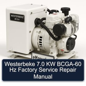 Westerbeke 7.0 KW BCGA-60 Hz Factory Service Repair Manual