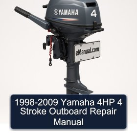 1998-2009 Yamaha 4HP 4 Stroke Outboard Repair Manual