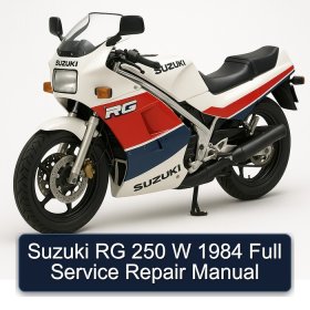 Suzuki RG 250 W 1984 Full Service Repair Manual