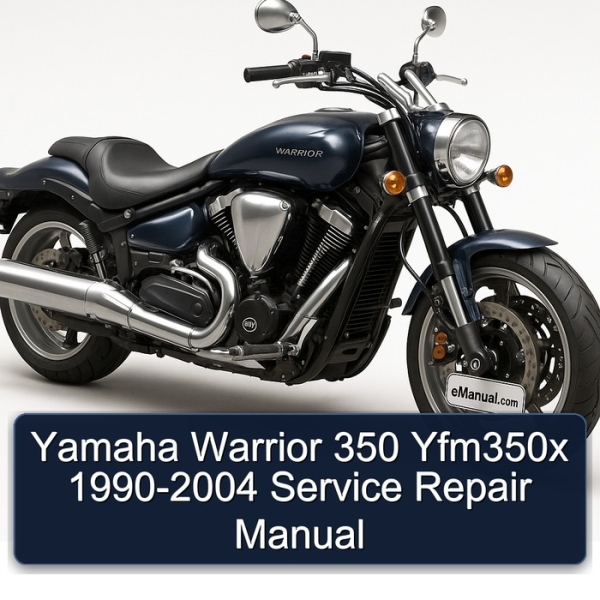 Yamaha Warrior 350 Yfm350x 1990-2004 Service Repair Manual