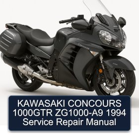 KAWASAKI CONCOURS 1000GTR ZG1000-A9 1994 Service Repair Manual