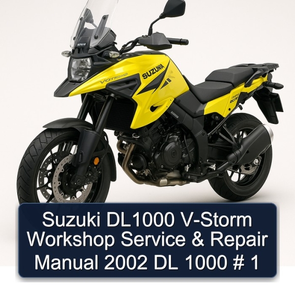 Suzuki DL1000 V-Storm Workshop Service & Repair Manual 2002 DL 1000 # 1