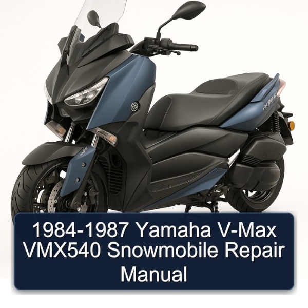 1984-1987 Yamaha V-Max VMX540 Snowmobile Repair Manual