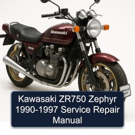 Kawasaki ZR750 Zephyr 1990-1997 Service Repair Manual