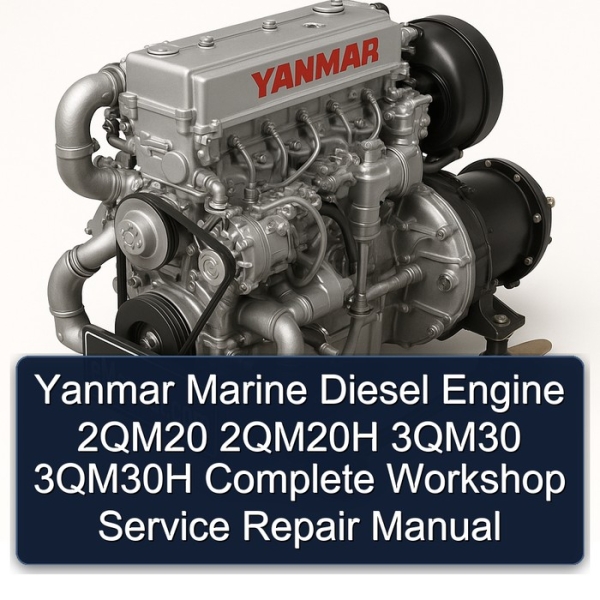 Yanmar Marine Diesel Engine 2QM20 2QM20H 3QM30 3QM30H Complete Workshop Service Repair Manual
