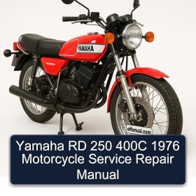 Yamaha RD 250 400C 1976 Motorcycle Service Repair Manual