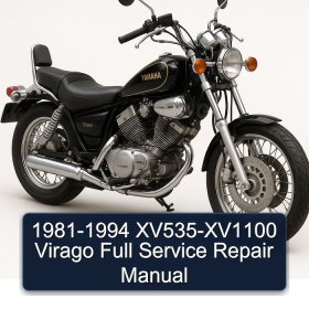 1981-1994 XV535-XV1100 Virago Full Service Repair Manual