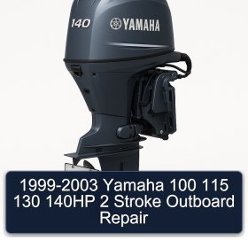 1999-2003 Yamaha 100 115 130 140HP 2 Stroke Outboard Repair