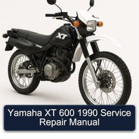 Yamaha XT 600 1990 Service Repair Manual