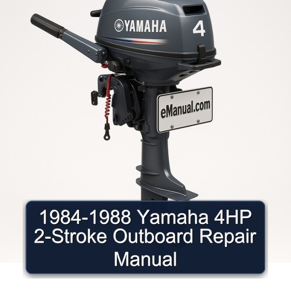 1984-1988 Yamaha 4HP 2-Stroke Outboard Repair Manual