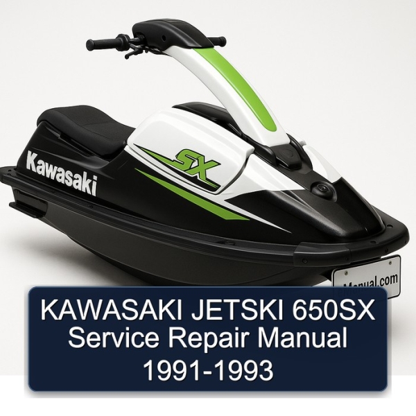 KAWASAKI JETSKI 650SX Service Repair Manual 1991-1993