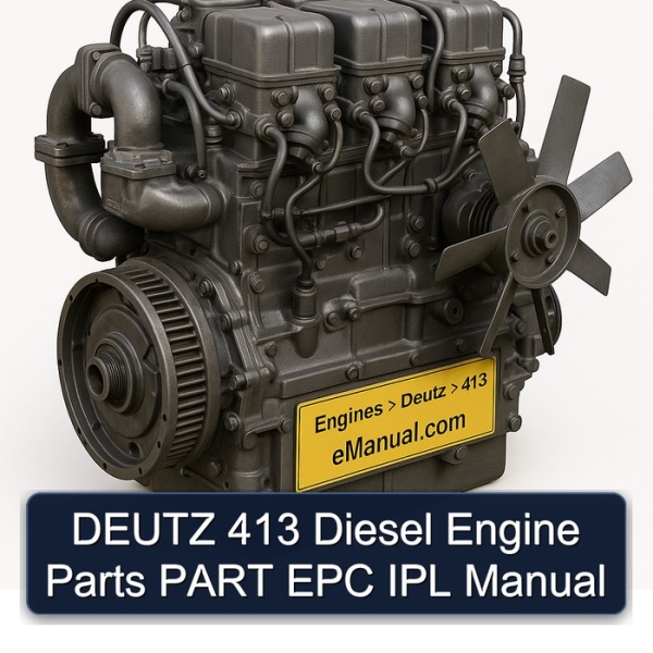 DEUTZ 413 Diesel Engine Parts PART EPC IPL Manual
