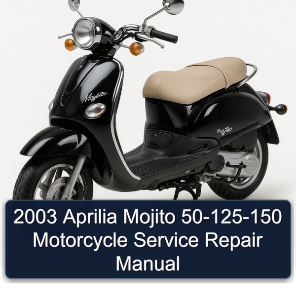 2003 Aprilia Mojito 50-125-150 Motorcycle Service Repair Manual