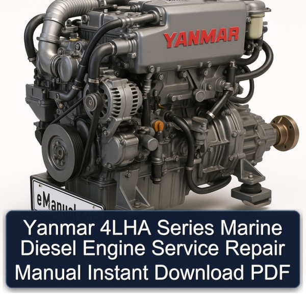 Yanmar 4LHA Series Marine Diesel Engine Service Repair Manual Instant Download PDF
