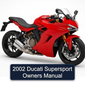 2002 Ducati Supersport Owners Manual