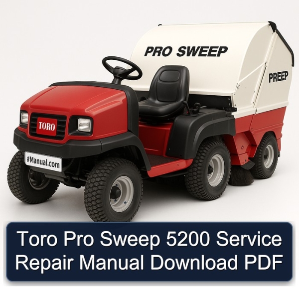 Toro Pro Sweep 5200 Service Repair Manual Download PDF